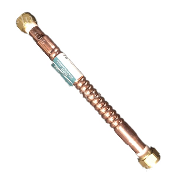 EzFluid 3/4inFIP x 3/4in FIP x 15in, Corrugated Copper Water Heater